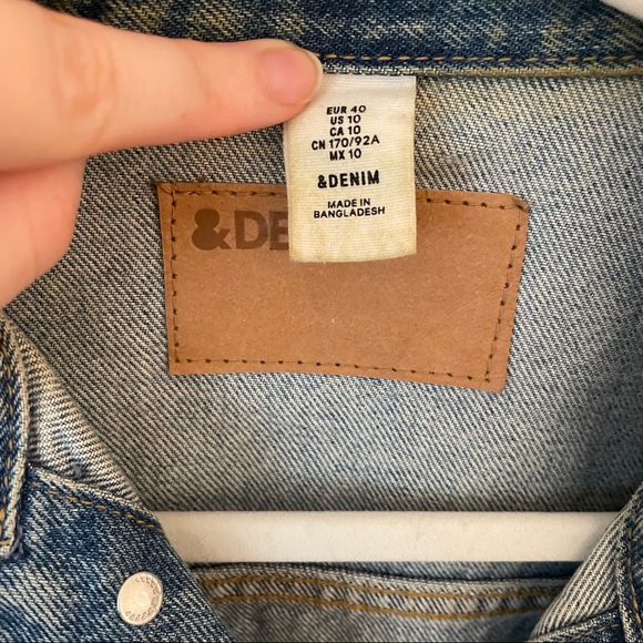 OPEN TO OFFERS H&M Light Blue Denim Jacket - Picture 4 of 7